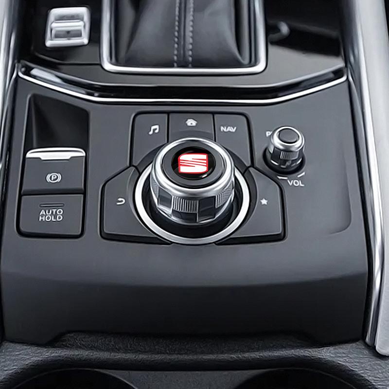 2/4/6 Stück Auto Türschloss Schlüsselloch Aufkleber Emblem Auto Schutzaufkleber für SEAT MK3 Leon 5F Ibiza 5 6 MII Altea Toledo 3 Cordoba Alhambra