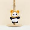 Soft Cuddly And Plush Panda Keychain Colorful Stuffed Animal Doll Accessories For