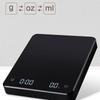 Usb Digital Coffee Scale Rechargeable Led Screen 0.1G High Accuracy Kitchen Espresso Brewing Measuring Timer Scale Home Cafe Use