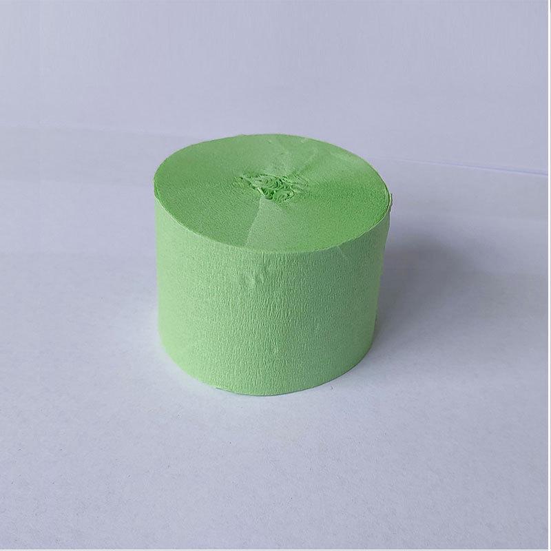 Crinkled Handmade Crepe Paper Roll for Kids' DIY Projects and Kindergarten Decor