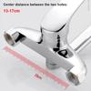 Double Holes Basin Faucet Wall Mounted Kitchen Faucet Hot&Cold Water Mixer Tap Wall Kitchen Mixers Kitchen Sink Tap