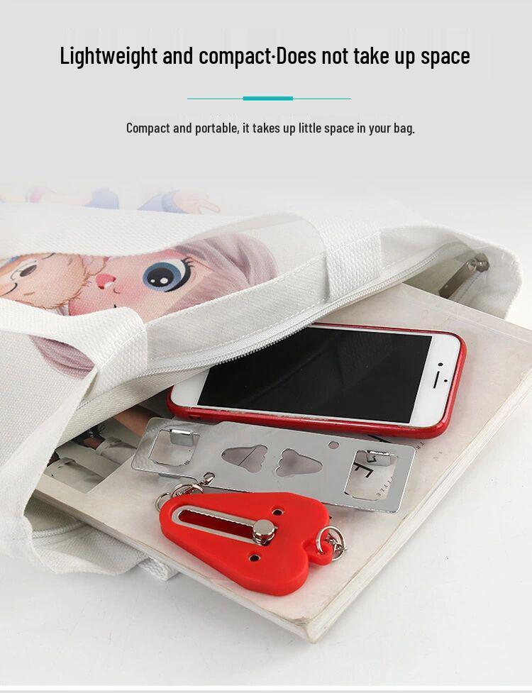 Portable Double-Hole Door Latch Lock - Anti-Theft Security Door Blocker for Hotel Rooms