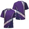 Quick Drying Casual Breathable Round Neck T-shirt with Letter Print Outdoor Sports Top Fashionable