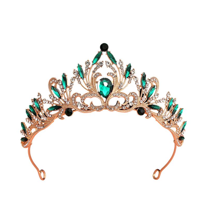 Flickors Krona Brudhuvudbonad Barn Födelsedagskrona Prinsessa Koreansk Catwalk-framträdande Håraccessoarer