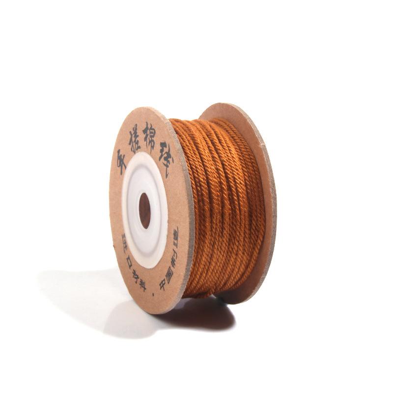 Tibetan Hand-Rubbed Cotton Thread Wenwan Buddha Bead Cotton Rope Hand Rope Braided Rope, Handmade Diy Material Bracelet Braided Rope Accessories