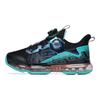 Anta Mesh Cushioning Shock Absorption Non-Slip Wear-Resistant Breathable Low-Top Running Shoes Kids sneaker Black Green 312235502-3
