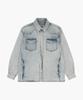 Lab101 Acid Washed Western Denim Shacket