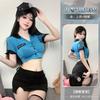 Domila Erotic Underwear Ladies Policewoman OL Professional Wear Queen Wear Stewardess Wear Sexy Uniform Seduction F755