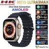 HK10 ULTRA 3 MAX Smart Watch Local Music 2GB ROM Amoled Screen ChatGPT2.0 HK9 Ultra 2 Upgraded Smart Watch for Men and Women