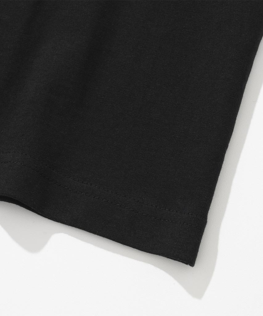 XOX Basic Crew Neck Short Sleeve T-Shirt [Black]