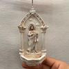 Resin Catholic Sant Judas Tadeo Holy Water Font for Entrance Home Wall Hanging Religious Gift Sant Jude Holy Water Font