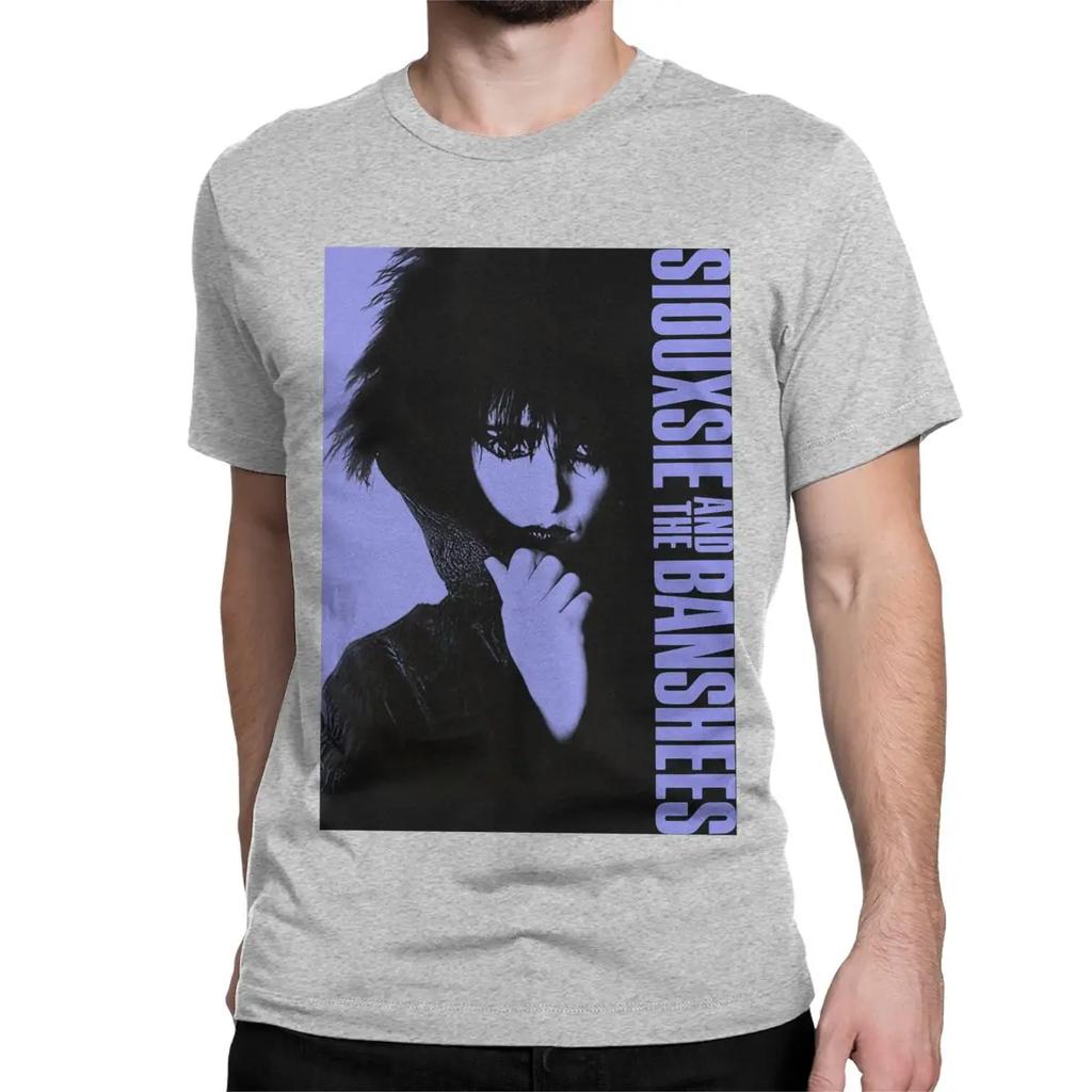 Rock British Punk Music Hip Hop Gothic T Shirt Siouxsie And The Banshees 100% Cotton Tops Casual  Tee Shirt Summer T-Shirts