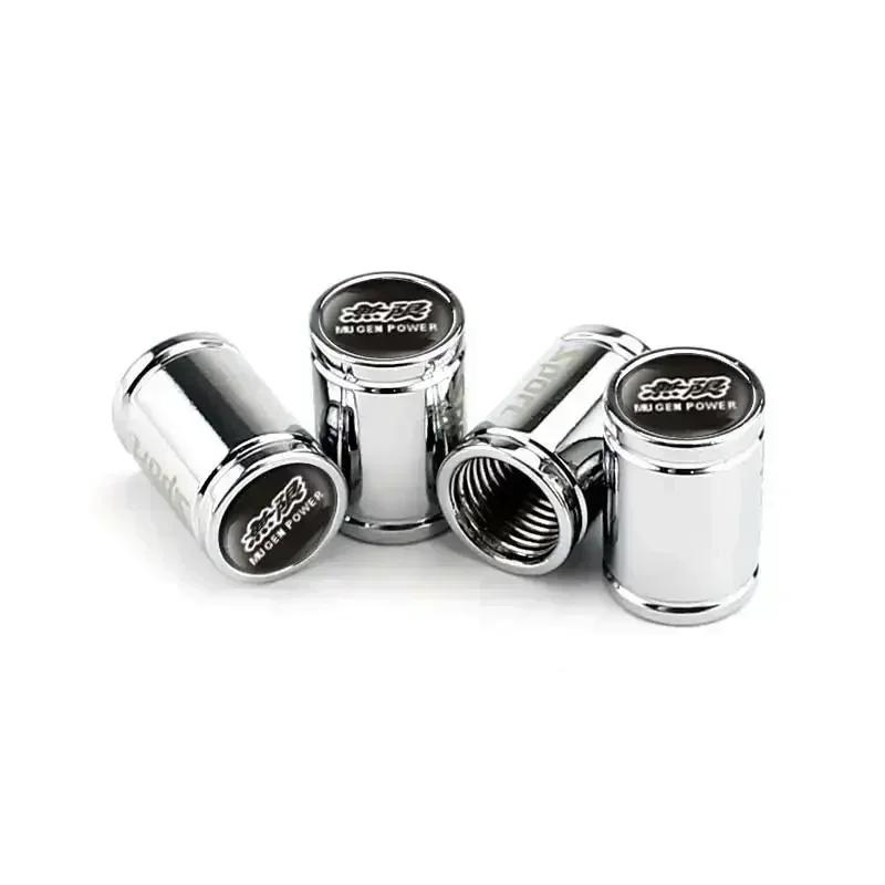 4pcs Car Wheel Tire Valve Cap Cover for Honda Civic FIT CRV Accord Jazz HRV Stepwgn Prelude Insight Odyssey CRZ 2025 Accessories