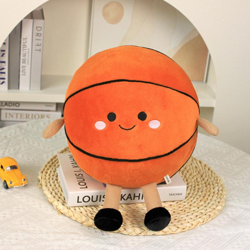 Cute Volleyball Doll Plush Toybasketball Football Doll Anime Pillow Cushion Home Children's Birthday Gift Doll Christmas Gift