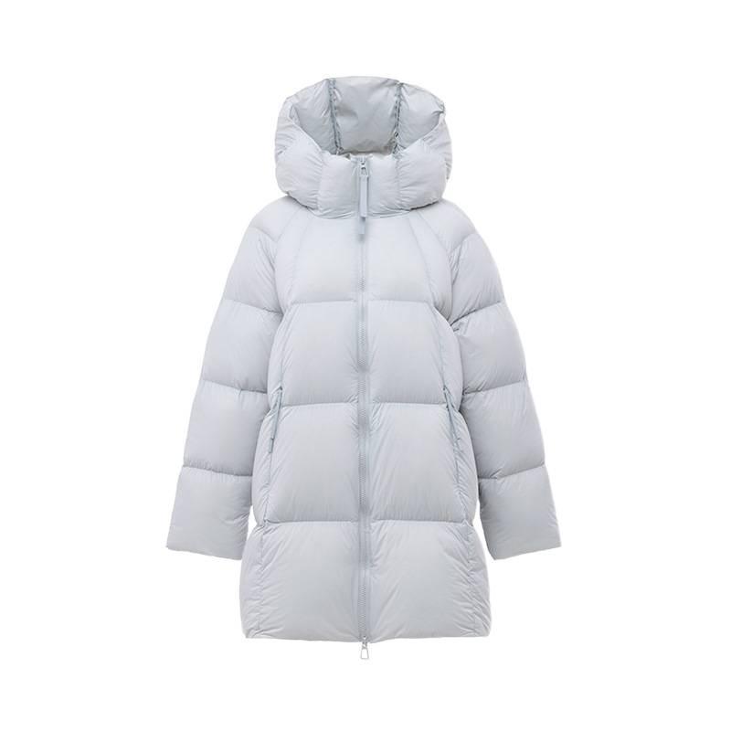 Cloud puff down cotton clothes women's medium and long new thickened winter bread clothes cotton clothes over the knee jacket