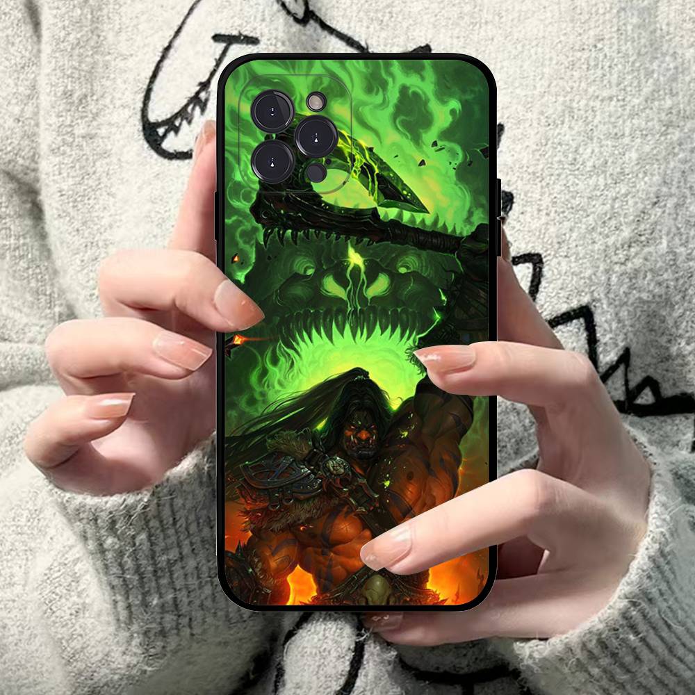 Game World Of W-Warcraftes Phone Case For IPhone 17 16 15 14 11 12 13 Mini Pro XS Max Plus Funda Shell
