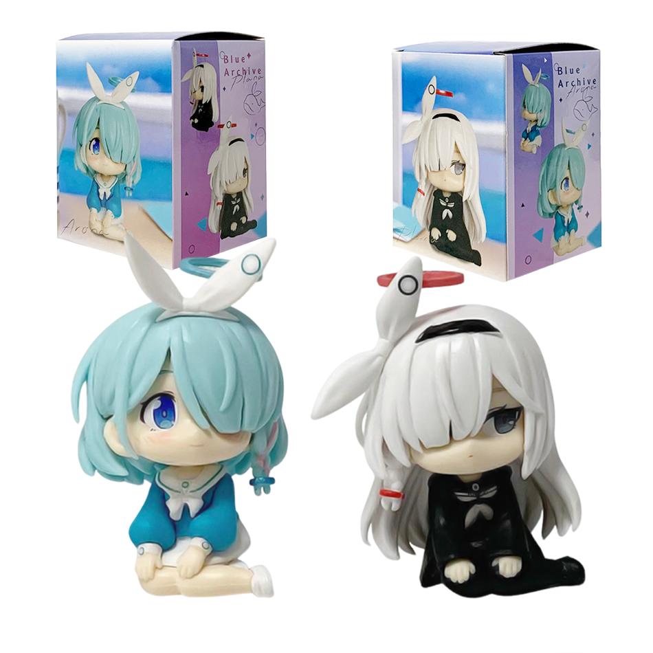 Hot Blue Archive Plana Arona Figure Pvc Anime Collect Anime Characters Ornaments Cute Cartoon Festival Christmas Gift