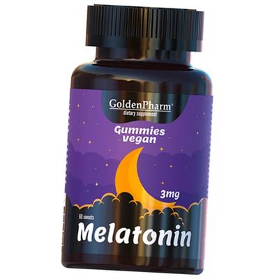 Melatonin Chewable, Melatonin 3 Gummies Vegan, 60vegtab Fruity (72519008)