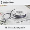 3mm Double-Sided Satin Silk Ribbon for DIY Gifts, Bows, Bouquets, and Baking Packaging