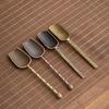 Vintage Alloy Teaspoon Household Food Measuring Tool Use To Take Tea-Leaves Ware Scoop Spatula Kung Fu Tea Ceremony Accessories