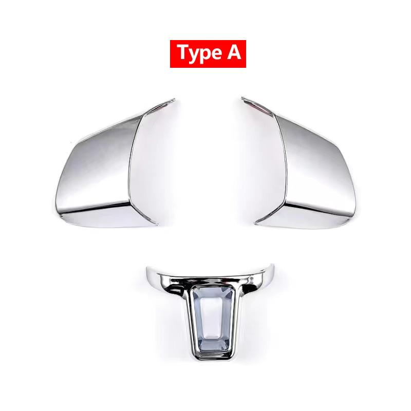 ABS Carbon Fiber Steering Wheel Cover Protective Trim For VW Golf 6 MK6 Passat B7 CC Jetta Bora Polo Tiguan Caddy Touran Sharan