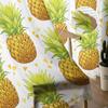 Ananas Handmålade Tyll Gardiner Vardagsrum Kök Chiffong Gardin Sovrum Balkong Skir Gardin Mode Heminredning