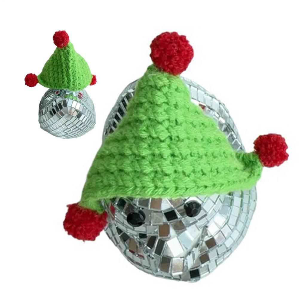 Small Disco Duck Decoration Christmas Foam Duck With Christmas Hat Glass Scene Decoration Dashboard Decor Glass Duck