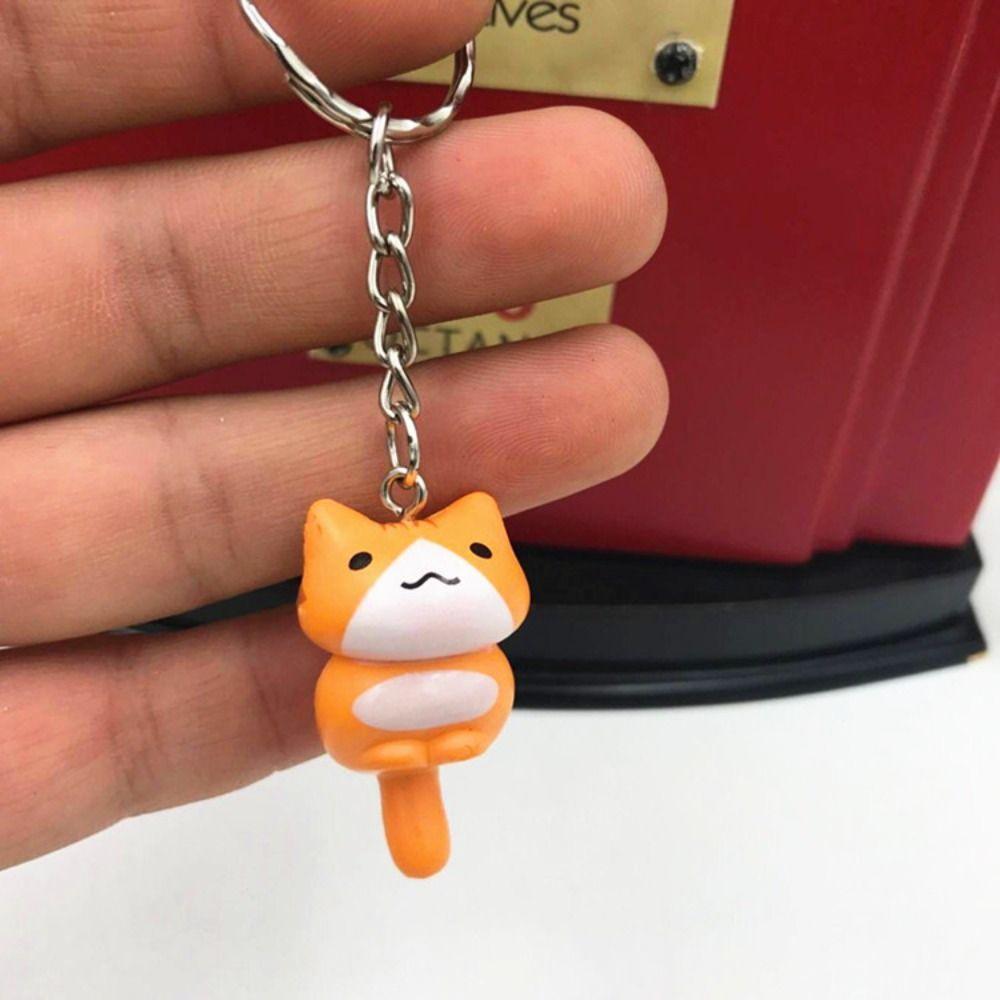 Pendent Charm Creative Gift Key Chains Kitten Key Chain Bag Pendant Lucky Cat Keychain Cat Keyring