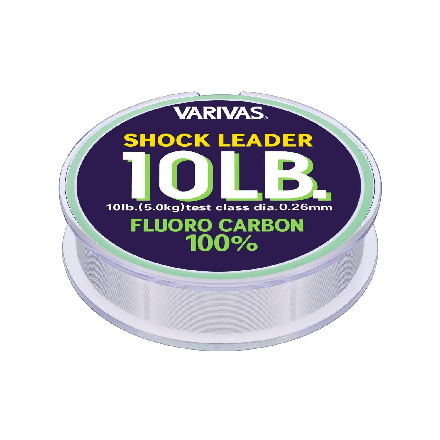 Used VARIVAS Line Shock Leader Fluorocarbon 30m 10lb No. 2.5.