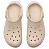 Crocs Ciabatte semplici a punta tonda antiscivolo a punta chiusa ciabatte unisex beige 210062-11S