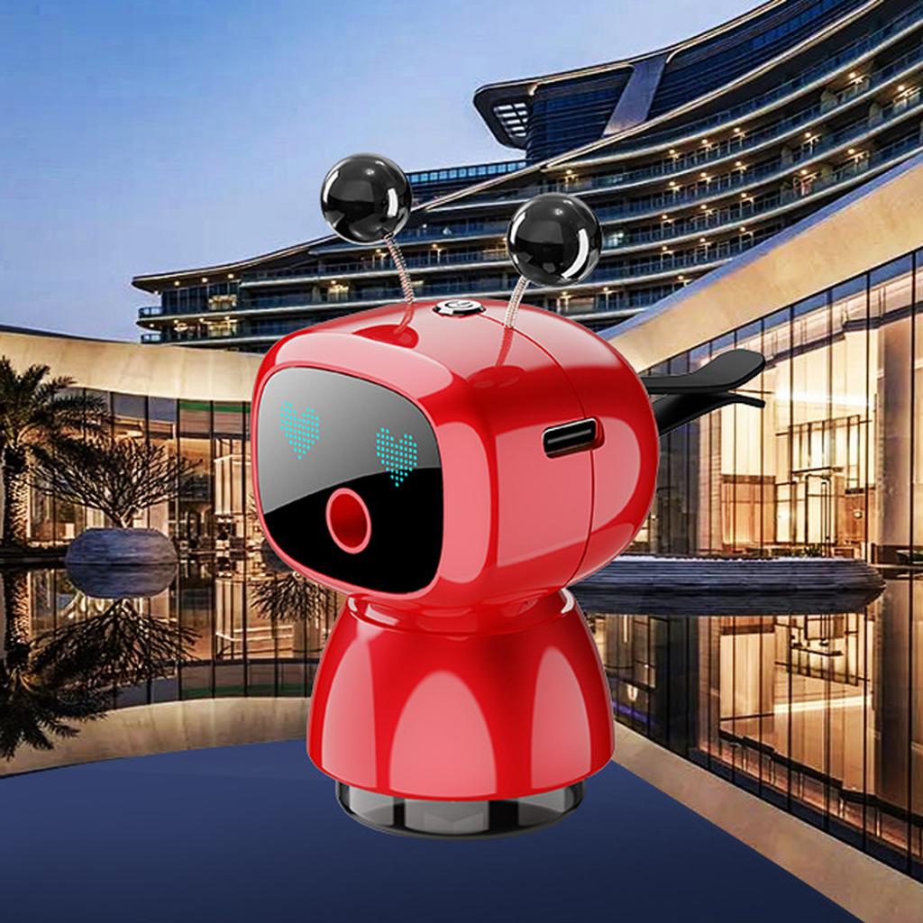 Smart Car Perfume, Cute Design, Adjustable Concentration, 50ml Natural Perfume, Portable Waterless Car Vent Clip- Perfume