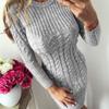 New Autumn Winter Warm Sweater Dress Women Sexy Slim Bodycon Dress Female Knitted Dress