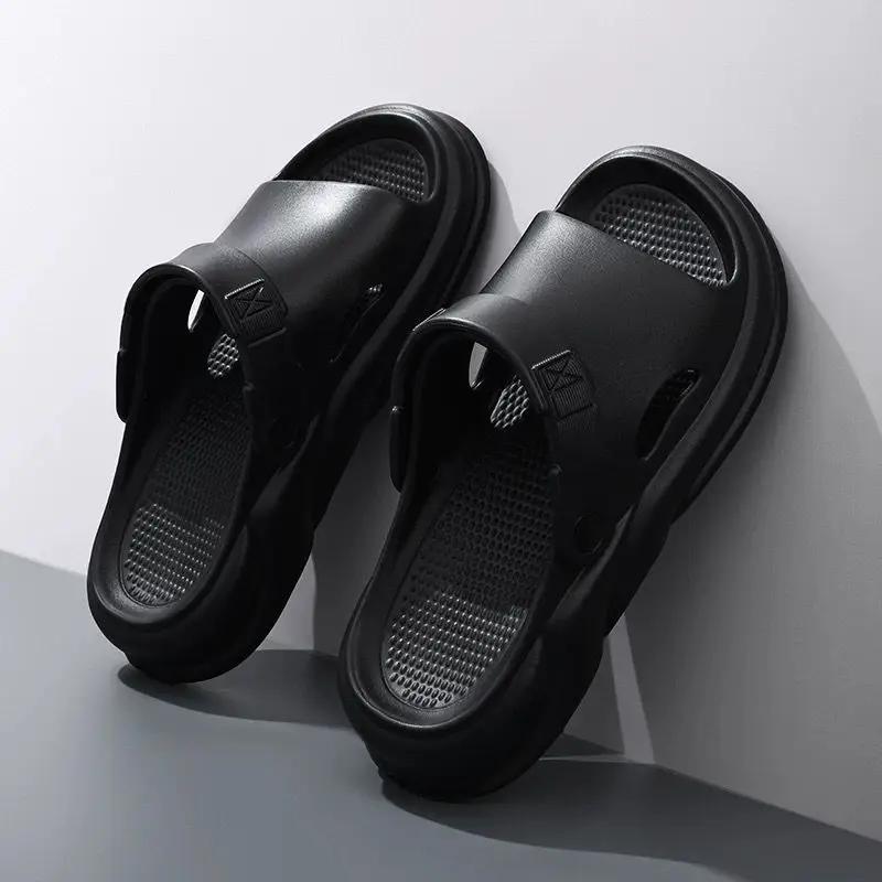 Beach Men's Shoe Soft Sabot High Quality Designer Slides Luxury Rubber Low Price Eva Trend 2025 Elegant Fun Male Slipper