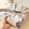 New Cotton Single Bed Cover A Fresh and Simple Country-style Floral Old Coarse Cloth Mattress Cover Bring Elastic Bedspreads