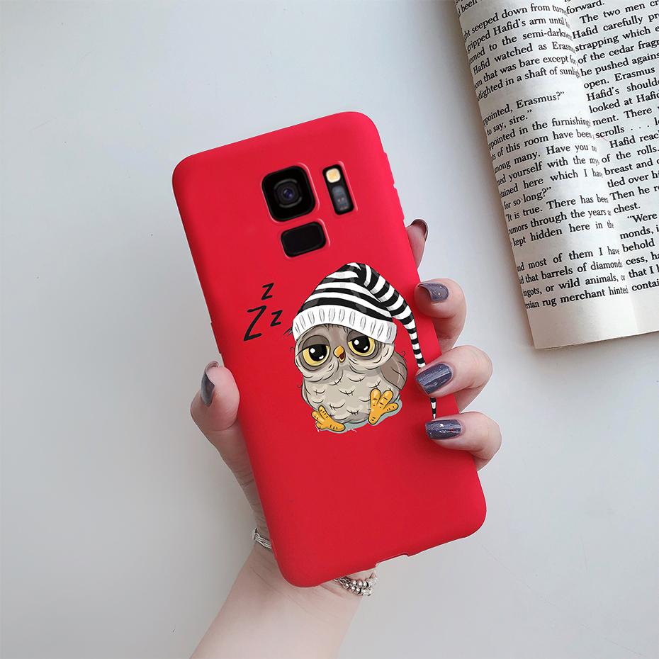 Fashion Daisy Flower Cute Silicone Cartoon Phone Case for Samsung Galaxy S9 S9 Plus Samsung S 9 Samsungs9 Plus S9plus Case Cover