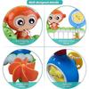 Bath Toys for Toddlers Kids Babies 1 2 3 Year Old Boys Girls Bathtub Toy with 2 Toy Cups Strong Suction Cups Ideas Color Box