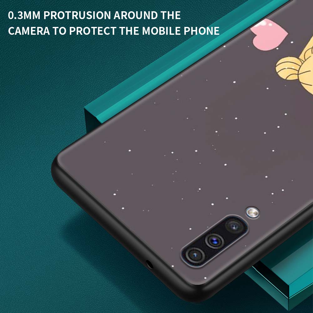 Anime Kawaii Sailor MoonS Fall für Samsung A50 A51 A70 A71 A21s Telefon Abdeckung Für Galaxy A10 A20e A30 A40 a20s A10s Weiche Coque