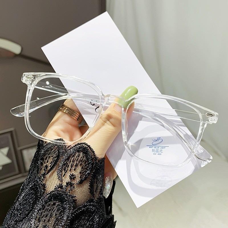 Korean Anti Blue Light Blocking Round Frame Glasses Anti-fatigue Spectacles Fashion for Men/Women Radiation Protection