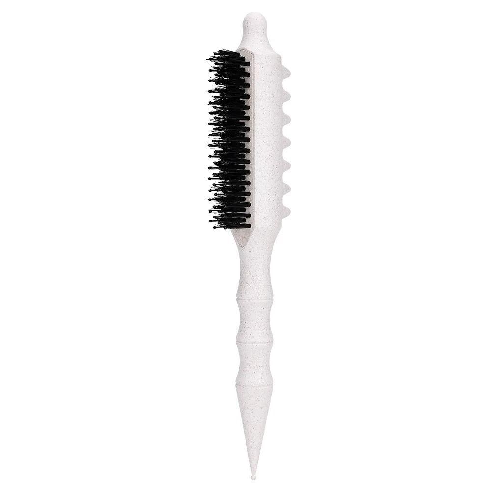 Wheat Straw Material Volumizing Curls Hair Comb Curling Roller Comb  For Fluffy Hair Roots