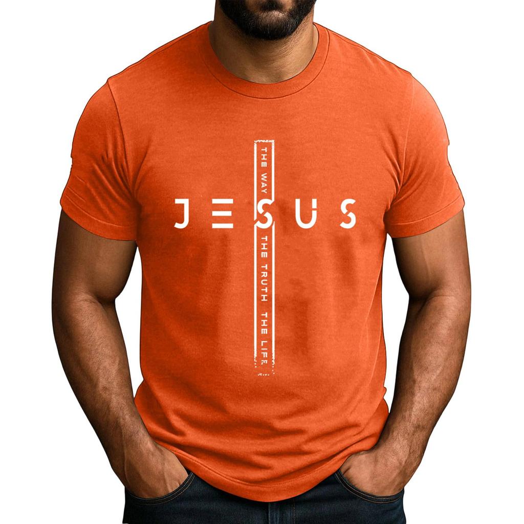 Men's  Popular T,shirt Printed Round Neck Short Sleeve T,shirt