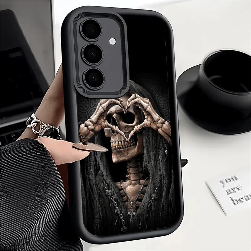 Phone Case for Samsung Galaxy A17 A16 A15 A14 A13 Grim Reaper Skeleton Funny Style A56 A36 A26 A55 A35 A25 A54 A34 A24 A53 A33 A