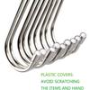 S Shaped Hooks Stainless Steel Metal Hangers Hanging Hooks Kitchen Work Shop Bathroom Garden Tower Hanger Home Storage Holder