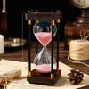 30/60 Minuten Büro- und Heimtextilien Kreative Sanduhr aus Holz Timer Sanduhr Sanduhr Dekorative Dekoration Uhren