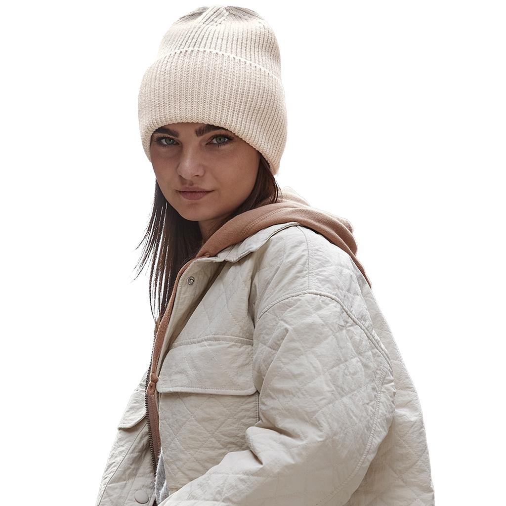 Beechfield Unisex Erwachsenen Mütze mit Umschlag Übergröße