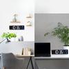 New LED Alarm Clock with Temperature Control Snooze Electronic Alarm Clock Multifunctional Electronic Clock Charging Version