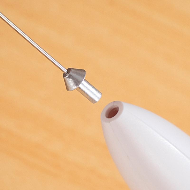 Miniature Electric Whisk for Lattes and Cappuccinos Handheld Milk Frother for Home or Office Battery Powered Drink Mixer