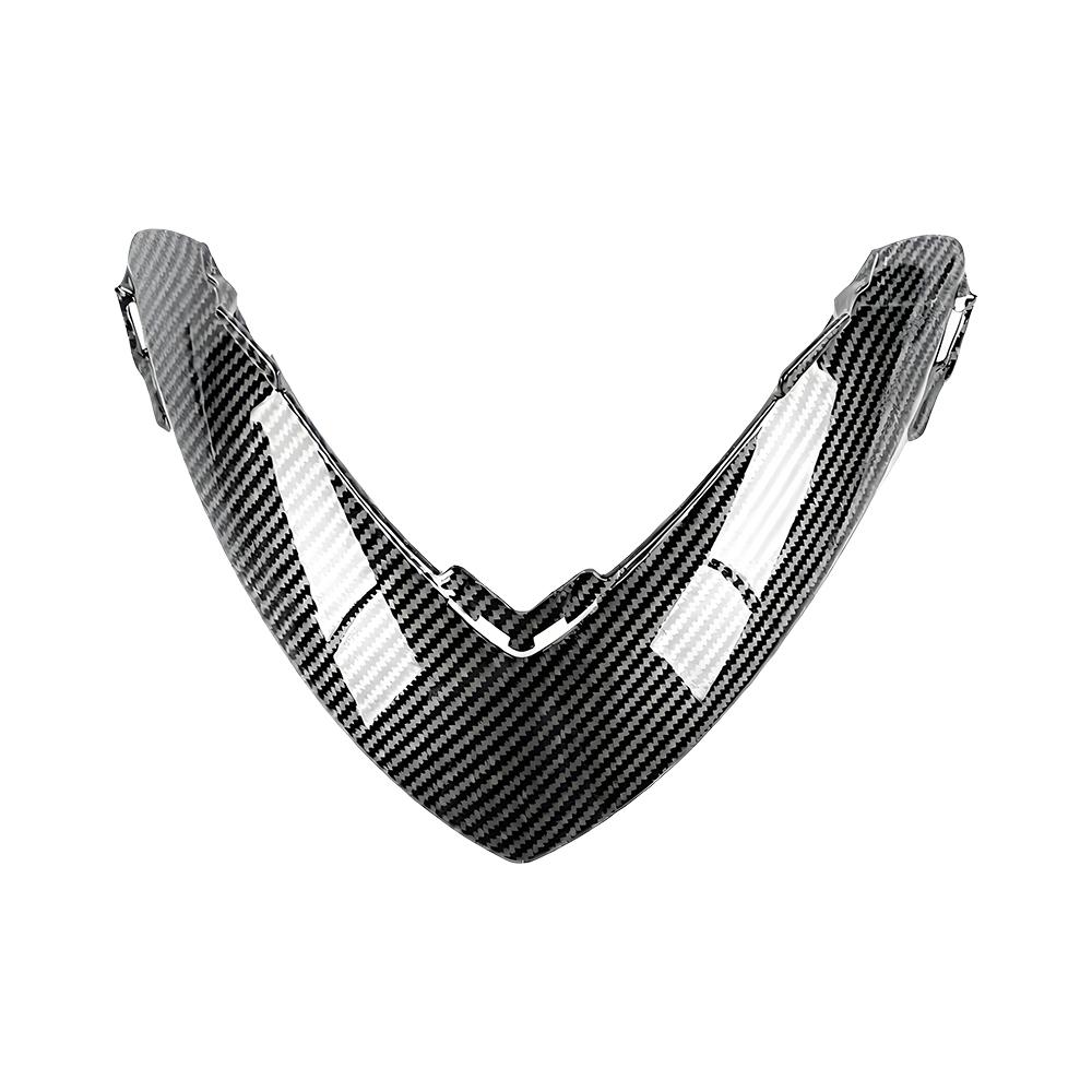 Motorcycle Front Headlight Upper Cover Fairing Nose Lower Cover Nose Tip Headlight Cover for Suzuki GSX-S1000 2015-2020