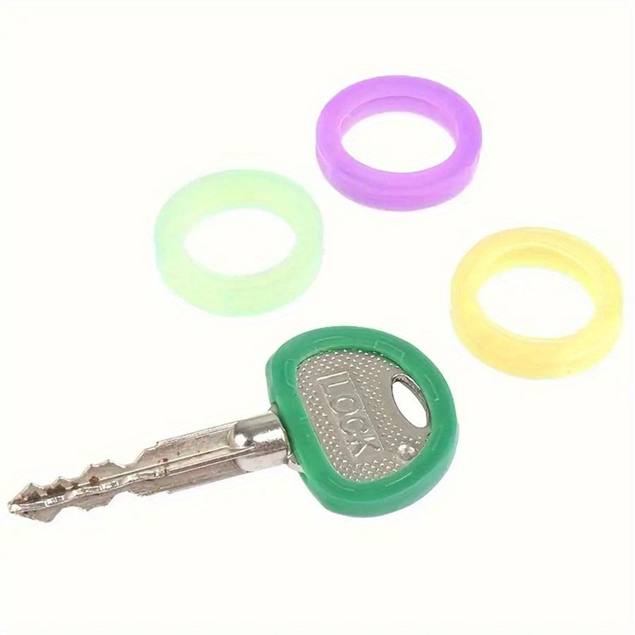 20 hochwertige Retro-Schlüsselanhänger | 8 atemberaubende Silikon-Schlüsselkappen in verschiedenen Farben zur Identifizierung und zum Schutz von Hausschlüsseln