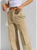 Women's Multi-pocket Workwear Denim Jeans - European and American Style