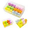 Mini Plush Easter Chickens Furry Fake Pom Chicks Miniature Farm Animals Figurine for Party Favors DIY Crafts Table Decoration